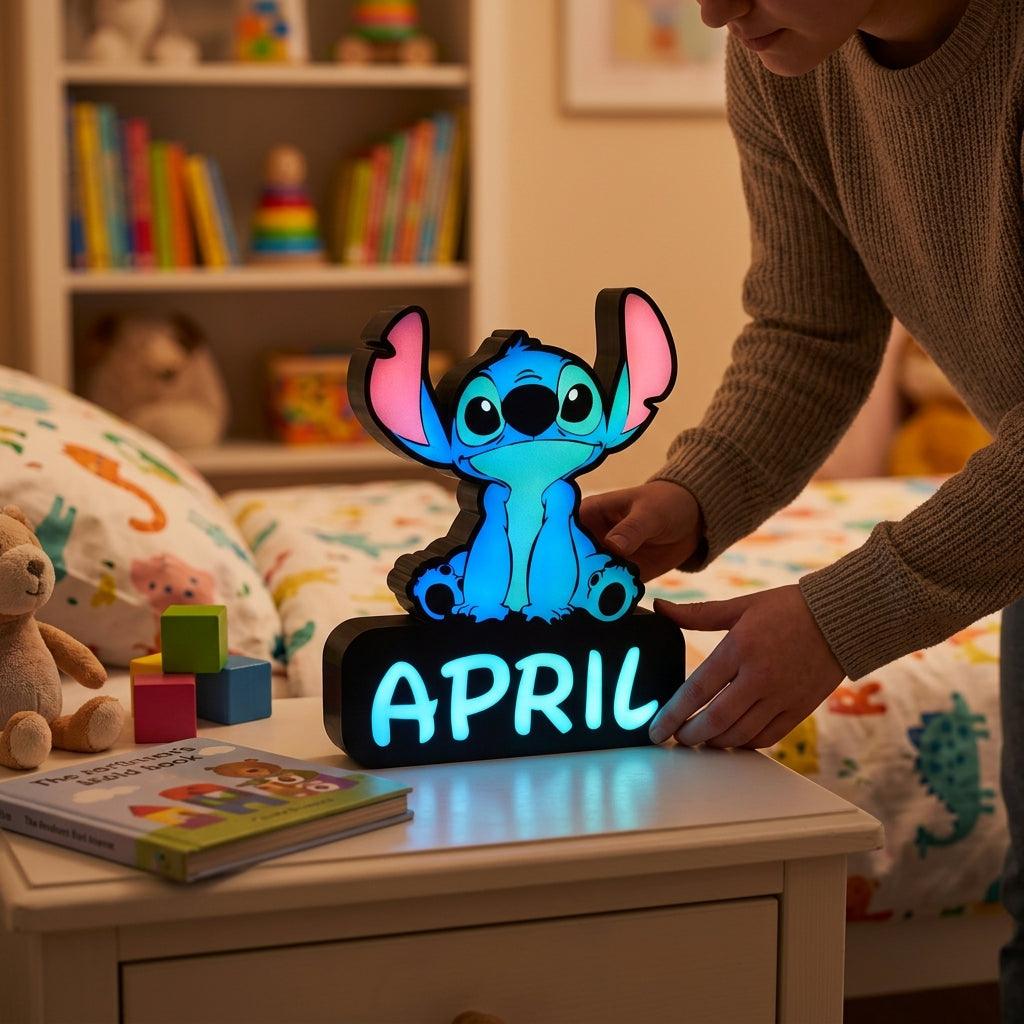 Personalized Stitch Lamp