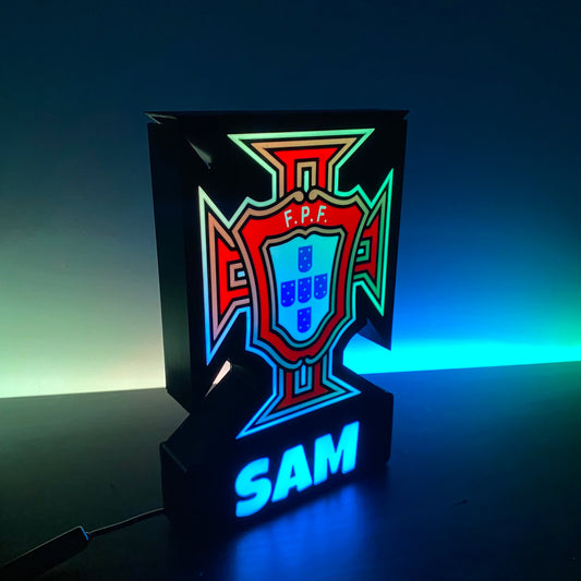 Personalized Portugal National Team Lamp with custom name