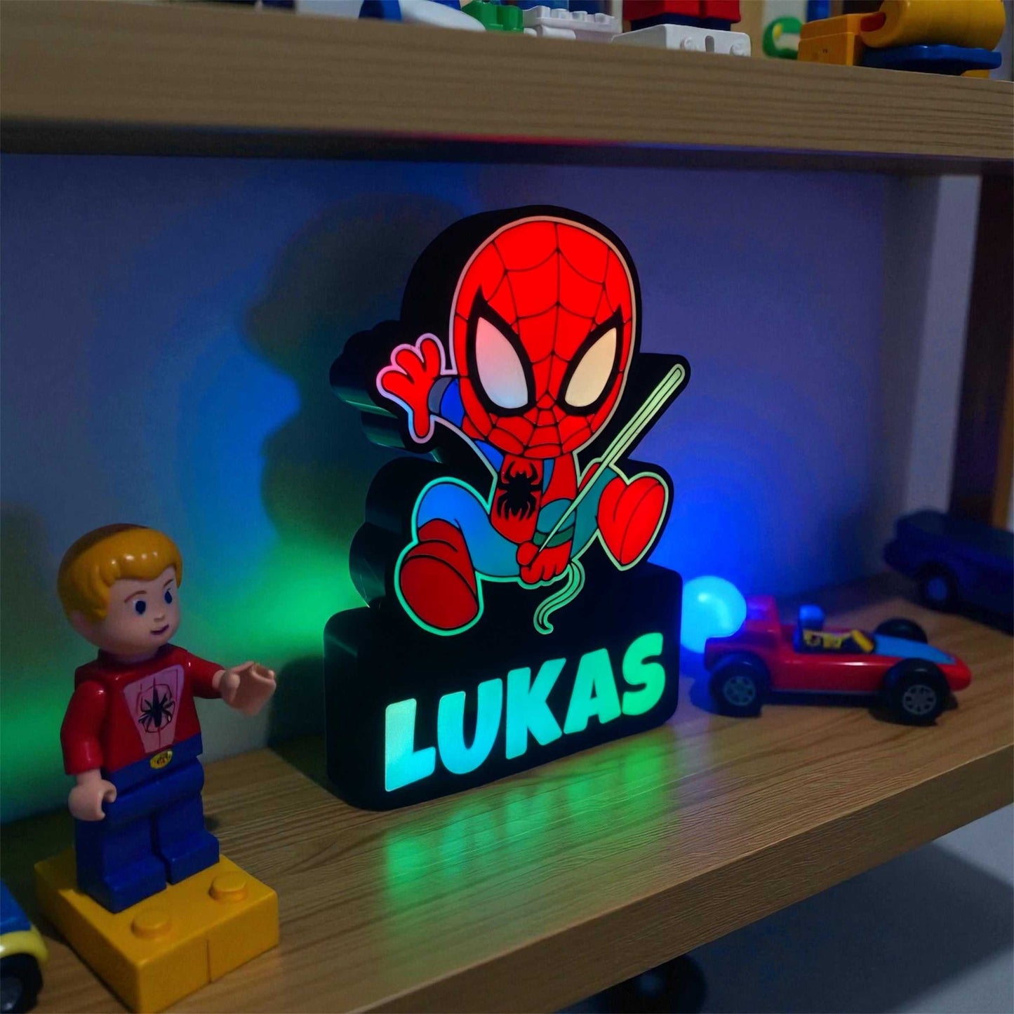 Marvel Spider-Man LED lamp for kids bedroom decor