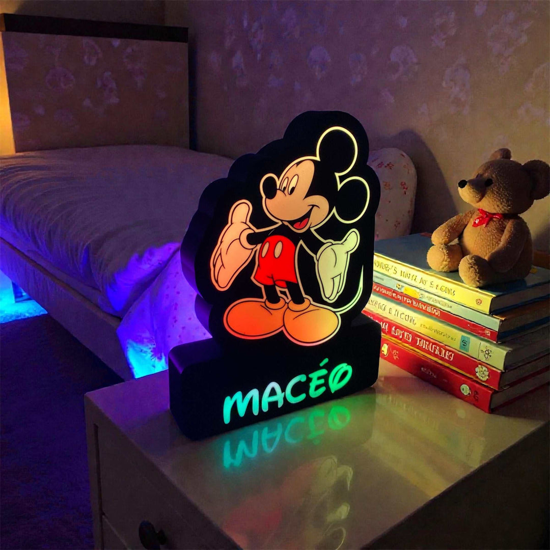 Personalized Mickey Mouse Lamp for Disney fans