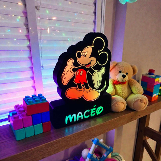 Disney Mickey Mouse LED lamp for kids room decor