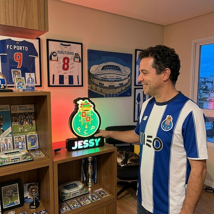 Lampe FC Porto personnalisée