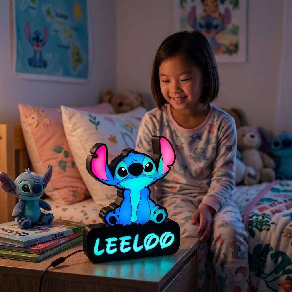 Personalized Stitch Lamp