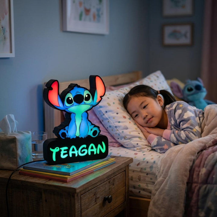 Personalized Stitch Lamp