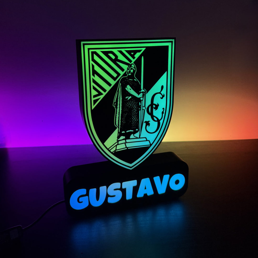 Personalisierte Vitória SC-Lampe